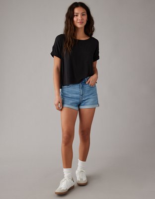 AE Soft & Sexy Oversized Short-Sleeve Pocket T-Shirt