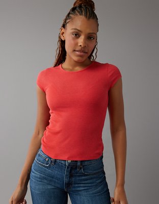 AE Hey Baby Long Sleeve Pointelle Knit Tee