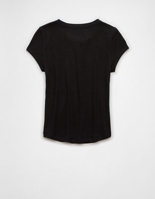 AE Waffle Hey Baby Tee