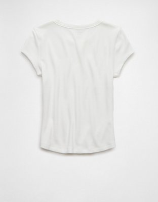 AE Waffle Hey Baby Tee