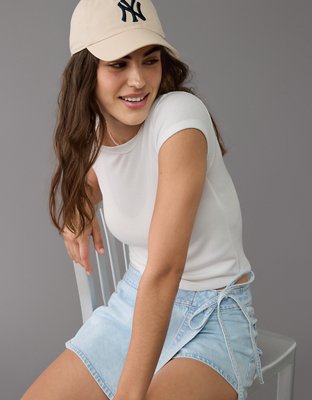 AE Waffle Hey Baby Tee