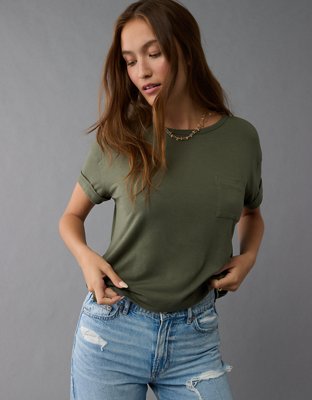 AE Soft & Sexy Oversized Pocket T-Shirt