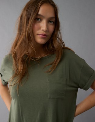 AE Soft & Sexy Oversized Pocket T-Shirt