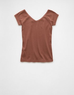AE Saltwash V-Neck Baby Tee