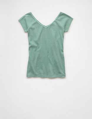 AE Saltwash V-Neck Baby Tee