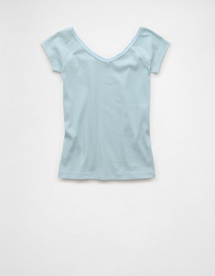 AE Saltwash V-Neck Baby Tee