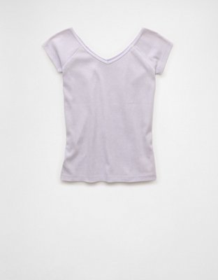 AE Saltwash V-Neck Baby Tee