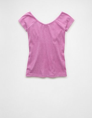 AE Saltwash V-Neck Baby Tee