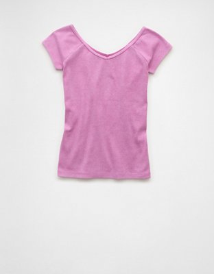 AE Saltwash V-Neck Baby Tee