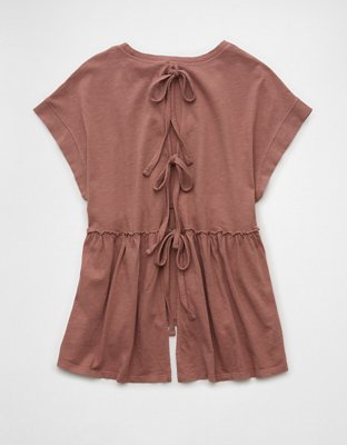 AE Sunchaser Knit Babydoll Swing T-Shirt