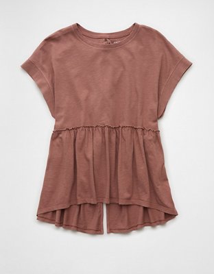 AE Sunchaser Knit Babydoll Swing T-Shirt