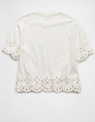 AE Boxy Eyelet T-Shirt