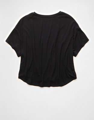 T-shirt recta escote V Soft & Sexy AE