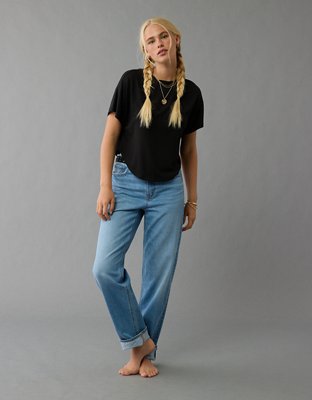 T-shirt recta escote V Soft & Sexy AE