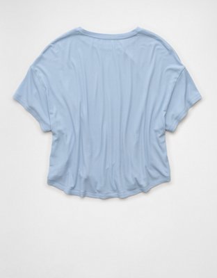 T-shirt recta escote V Soft & Sexy AE