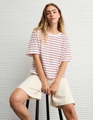 AE Boxy Striped T-Shirt