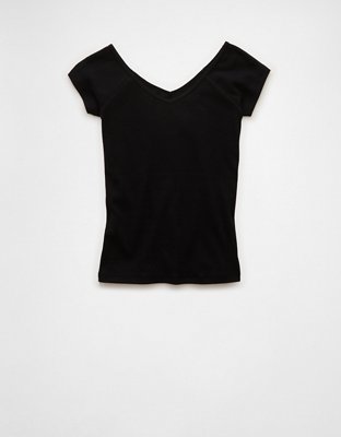 AE Saltwash V-Neck Baby Tee