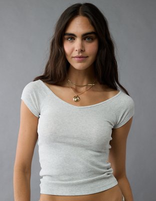 AE Lace Halter Tank Top
