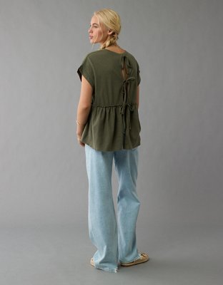 AE Sunchaser Knit Babydoll Swing T-Shirt