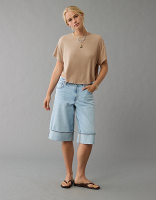 T-shirt recta escote V Soft & Sexy AE