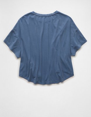 T-shirt recta escote V Soft & Sexy AE