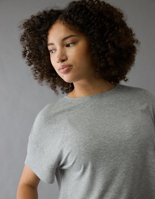 T-shirt recta escote V Soft & Sexy AE
