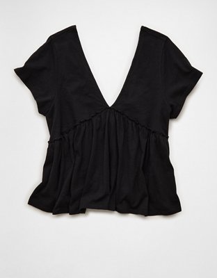 美品 archive BILLVAN Eagle American | T-Shirt Swing Babydoll Knit Sunchaser AE 刺繍 Checker Top Swing ジャケット・アウター