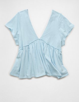 AE Sunchaser Knit Babydoll Swing T-Shirt