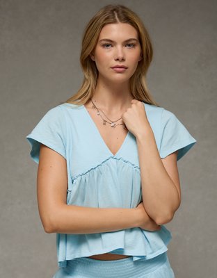 AE Sunchaser Knit Babydoll Swing T-Shirt