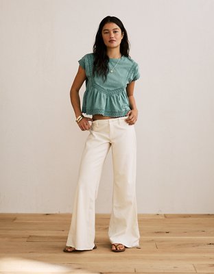 AE Sunchaser Lace Trim T-Shirt