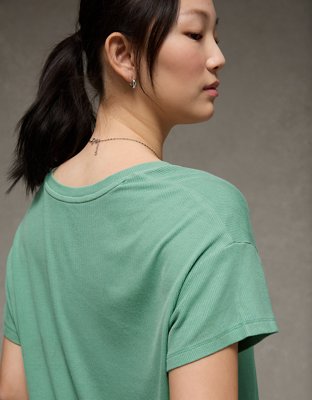 AE Soft & Sexy Ribbed V-Neck T-Shirt