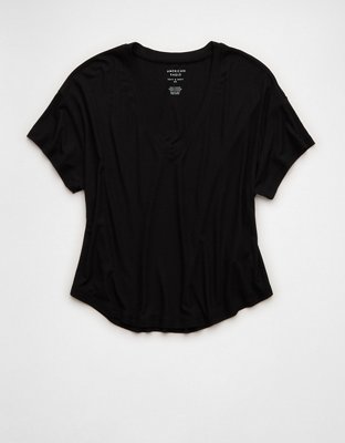 AE Soft & Sexy Ribbed V-Neck T-Shirt
