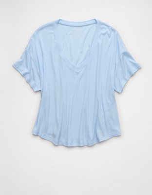 AE Soft & Sexy Ribbed V-Neck T-Shirt