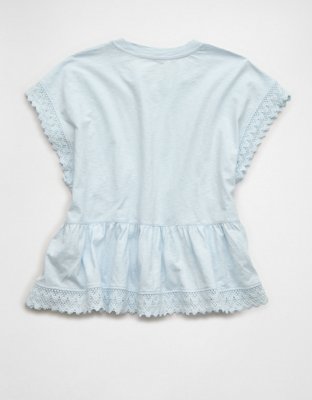 AE Sunchaser Lace Trim T-Shirt