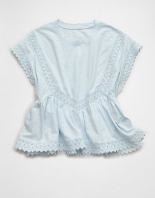 AE Sunchaser Lace Trim T-Shirt from American Eagle - $37.95