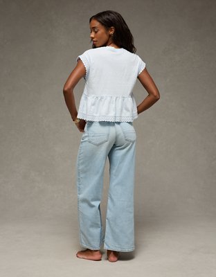 AE Sunchaser Lace Trim T-Shirt