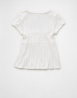 AE Henley Babydoll T-Shirt