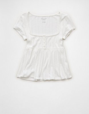 AE Henley Babydoll T-Shirt