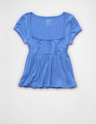 AE Henley Babydoll T-Shirt