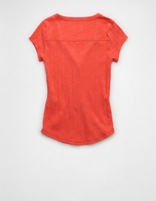 AE V-Neck Henley T-Shirt