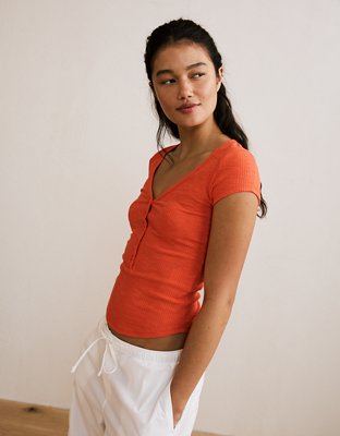 AE V-Neck Henley T-Shirt from American Eagle - $29.95
