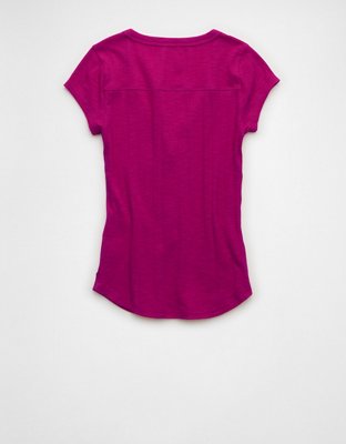 AE V-Neck Henley T-Shirt