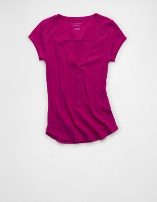 AE V-Neck Henley T-Shirt