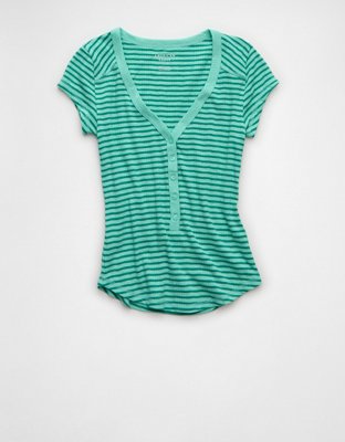 AE V-Neck Henley T-Shirt