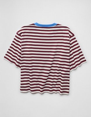 AE Boxy Fit Striped T-Shirt