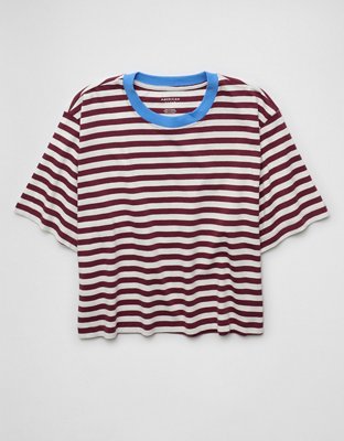 AE Boxy Fit Striped T-Shirt