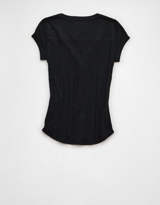 AE V-Neck Henley T-Shirt