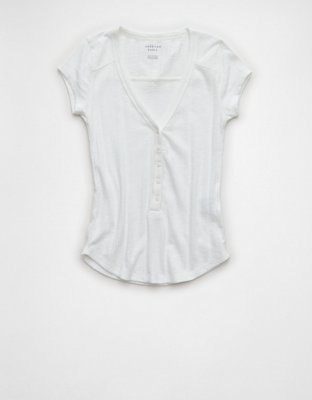 AE V-Neck Henley T-Shirt