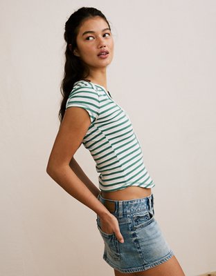 AE V-Neck Henley T-Shirt