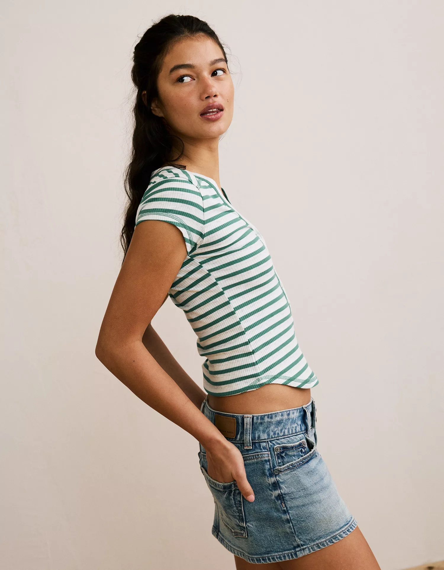 AE V-Neck Henley T-Shirt - thumbnail 6